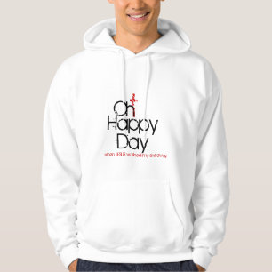 oh happy day jesus washed my sins away cross hoodi hoodie