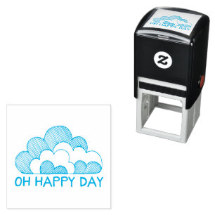 Oh Happy Day Positive Energy Cloud Self-inking Stamp