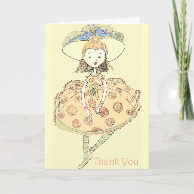 Oh Happy Day Thank You Greeting Card (Front)