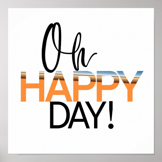 Oh Happy Day! Wall Art (Front)