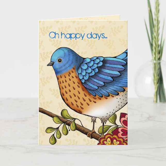 Oh Happy Days Card (Front)