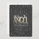 Oh Hear The Angel Voices Photo Christmas Card<br><div class="desc">Oh Hear The Angel Voices Photo Christmas Card</div>