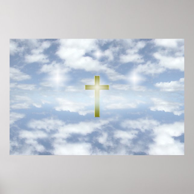 oh heavenly clouds poster (Front)