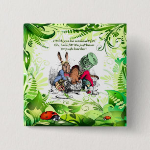 Oh, He'll Fit! 1 15 Cm Square Badge