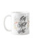 Oh hell no floral mug