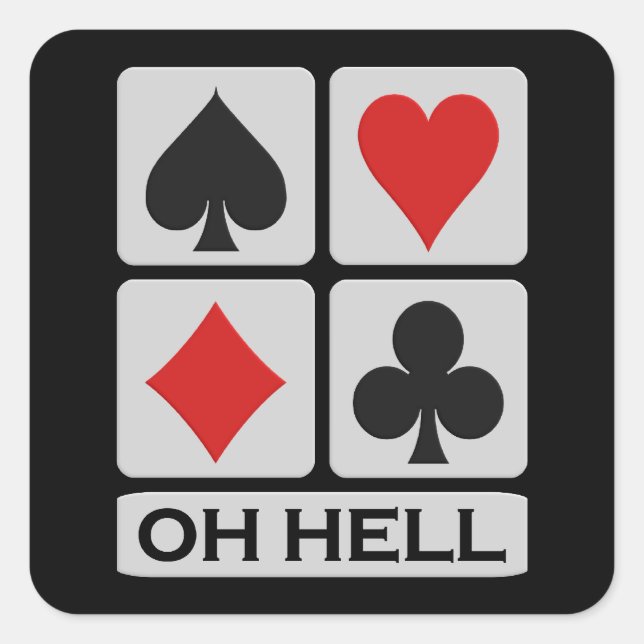 Oh Hell stickers (Front)