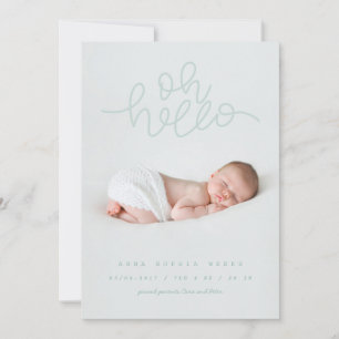 OH HELLO ANNOUNCEMENT