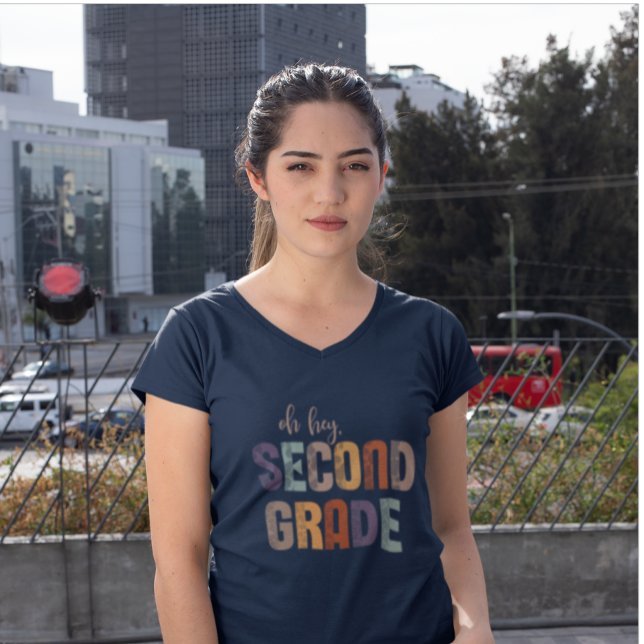 Oh Hey Second Grade-Back To School Design T-Shirt (Creator Uploaded)