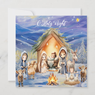 Oh Holy Night Christmas Card