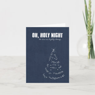 Oh, Holy Night Christmas Greeting Card