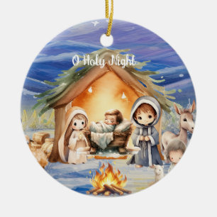 Oh Holy Night Christmas Ornament
