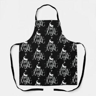 Oh Holy Night Family Christmas Nativity Scene Xmas Apron