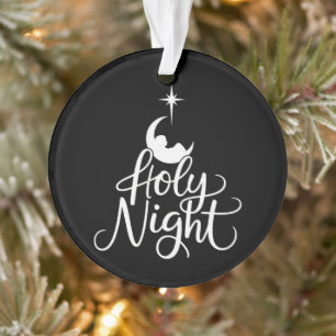 Oh Holy Night Family Christmas Nativity Scene Xmas Ornament