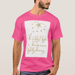 Oh Holy Night - Religious Christmas Jesus Birth T-Shirt