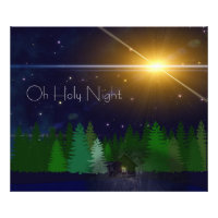 Oh Holy Night - Star of Bethlehem on a