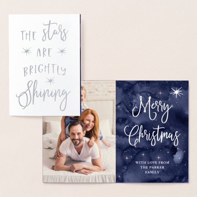Oh Holy Night | Stars at Christmas with Photo Foil Card (Display)