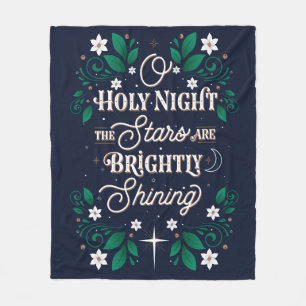 Oh Holy Night Throw Blanket