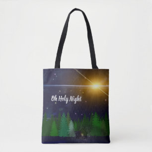 Oh Holy Nnight/It's the Reason for the Season on a Tote Bag