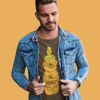 Oh, Honey Bear Shaped Bottle of Honey Graphic