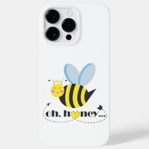 Oh Honey Valentines queen Bee character with tiara Case-Mate iPhone 14 Pro Max Case