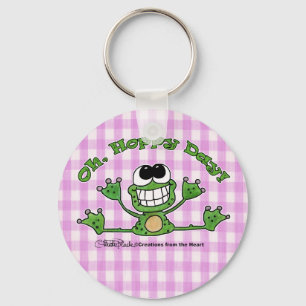 Oh, Hoppy Day-Frog Key Ring