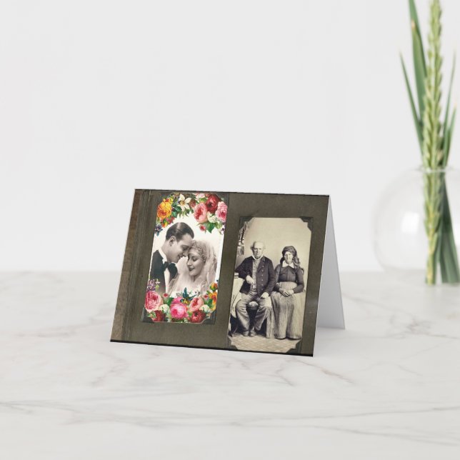 Oh, How Times Have Changed!  Happy Anniversary! Card (Front)