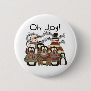 Oh Joy Christmas 6 Cm Round Badge