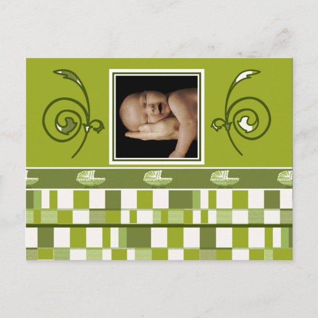 Oh Joy... It's A Boy! Postcard (Front)