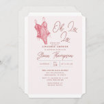 Oh La La Blush Lingerie Blush Bridal Shower Invitation<br><div class="desc">A fresh fun design featuring a delicate lingerie illustration. with a header that reads OH LA LA, makes it great for a shower during February for valentines day or rally any time of the year you want to throw a sexy shower. If you need help or additional pieces please contact...</div>