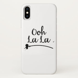 Oh La La iPhone X Case