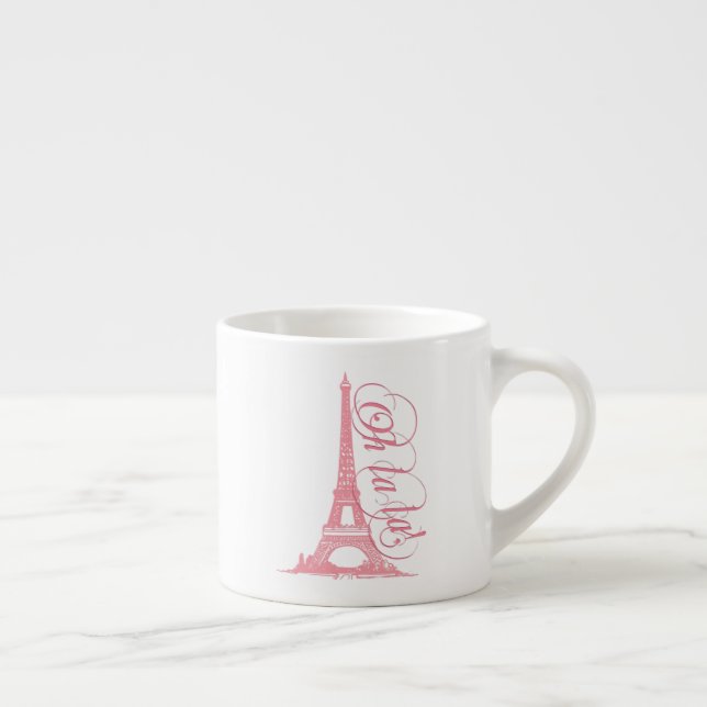 Oh La La - Eiffel Tower Paris France Espresso Cup (Right)