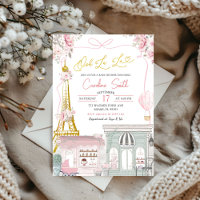 Oh La La French Parisian Cafe Baby Shower