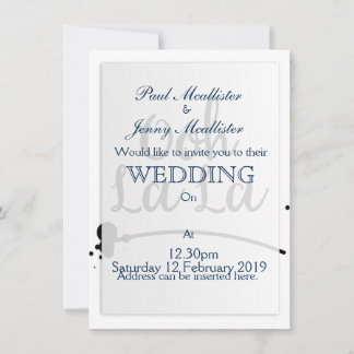 Oh La La Invitation