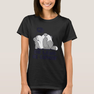 Oh Lawd He Coming Lazy Chonk Cat  Fatty Meme Desig T-Shirt