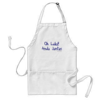 oh lidia Azul Standard Apron