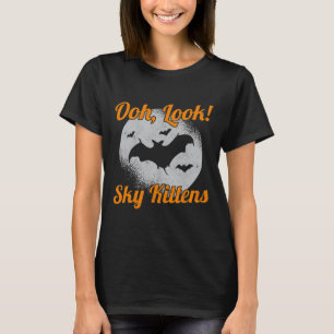 Oh Look Sky Kittens Bat Halloween Bats T-Shirt