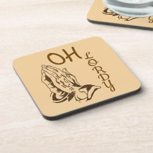 Oh Lordy Beverage Coaster