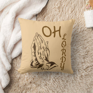Oh Lordy Throw Pillow