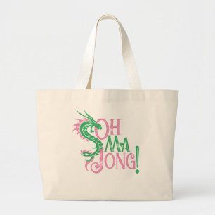 Oh Mah Jong!   Mah-Jongg Large Tote Bag