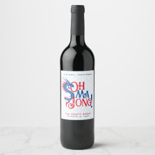 Oh Mah Jong! Mah-Jongg Wine Labels