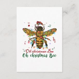 Oh Merry Christmas Bee Gifts Enclosure Card