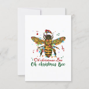 Oh Merry Christmas Bee Gifts Invitation