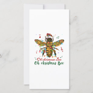 Oh Merry Christmas Bee Gifts Thank You Card