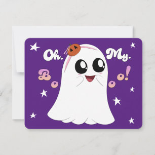 Oh. My. Boo! Ghost Holiday Card