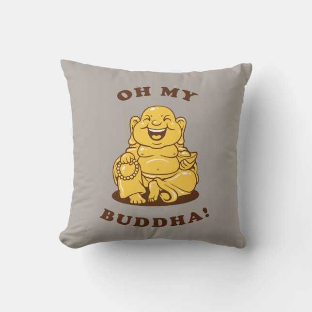 Oh My Buddha Cushion (Front)