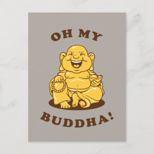 Oh My Buddha Postcard