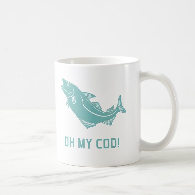 Oh My Cod Coffee Mug (Right)