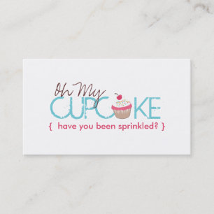 Oh My Cupcake Business Card