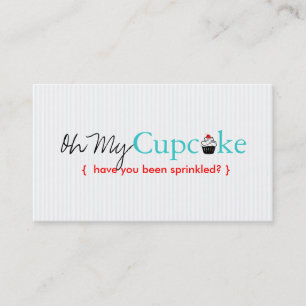 Oh My Cupcake Business Card