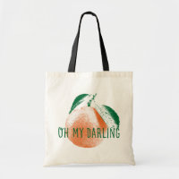 Oh My Darling Clementine Reusable Tote Bag